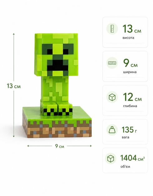 Светильник майнкрафт детский ночник в стиле Minecraft - изображение 5