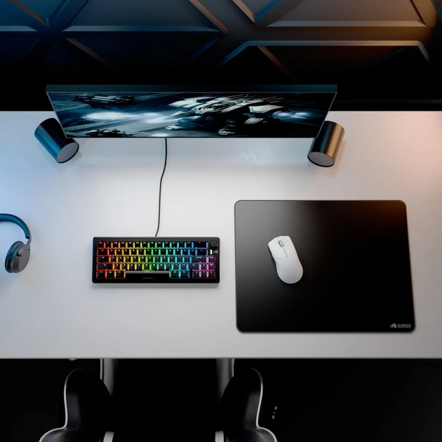 Podkładka pod myszkę  Glorious Gaming Mousepad 2 XL Stitched Waterproof Rubber Non-slip base 460 x 355 cm Black (810069977195) - obraz 5