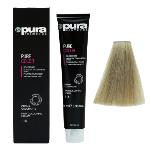 Крем-краска для волос Pura Kosmetica 9/11 very light matt blond 100 мл (8021694098793) - изображение 3