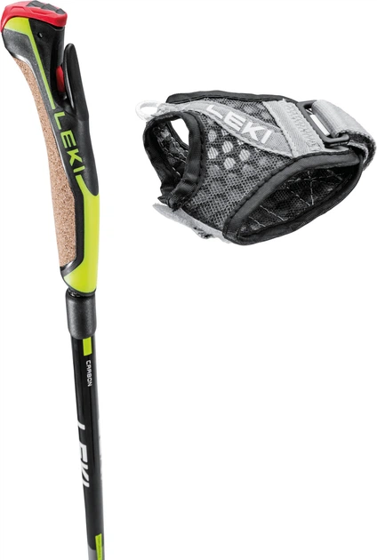 Kijki do nordyckiego chodzenia Leki Speed Pacer Vario 120-130 cm Szare (65326381) - obraz 4
