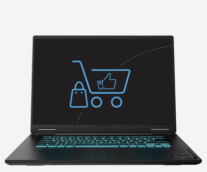 Ноутбук Gigabyte GAMING A16 16" WUXGA 165Hz / AMD Ryzen 7 260 / RAM 32 ГБ / SSD 2 ТБ / GeForce RTX 5060 8 ГБ / Windows 11 / Чорний / 3VHK3EE893SD - Фото 1 Ноутбук Gigabyte GAMING A16 16" WUXGA 165Hz / AMD Ryzen 7 260 / RAM 32 ГБ / SSD 2 ТБ / GeForce RTX 5060 8 ГБ / Windows 11 / Чорний / 3VHK3EE893SD - зображення 1