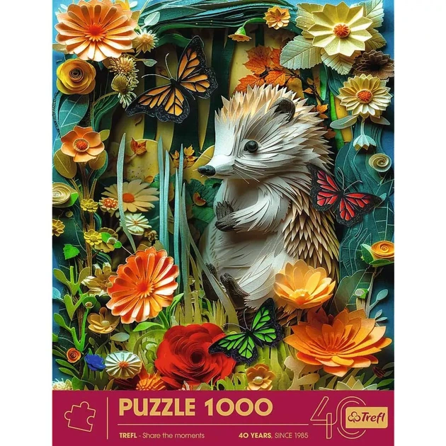 Пазлы Trefl Ёж 1000 элементов (40042) - изображение 3