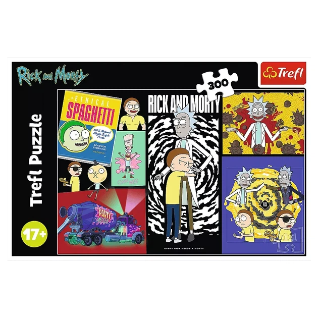 Пазлы Trefl Rick and Morty Странное место в галактике 300 эл (23035) - изображение 2