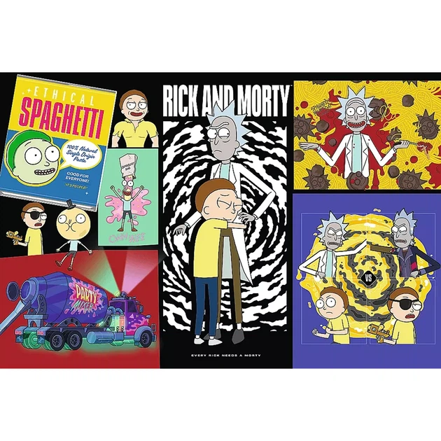 Пазлы Trefl Rick and Morty Странное место в галактике 300 эл (23035) - изображение 3