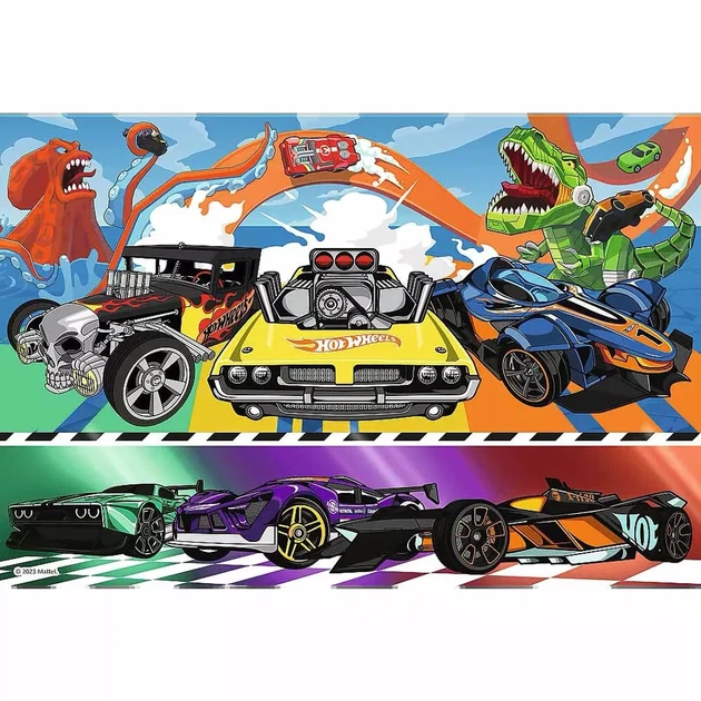 Пазли Trefl Hot Wheels Швидкісні авто 100 ел (16466) - зображення 2