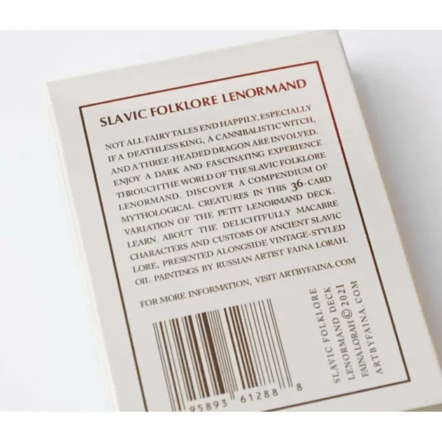 КАРТИ ТАРО СЛОВ'ЯНСЬКИЙ ЛЕНОРМАН SLAVIC FOLKLORE LENORMAND TAROT, гадальні карти таро - зображення 4