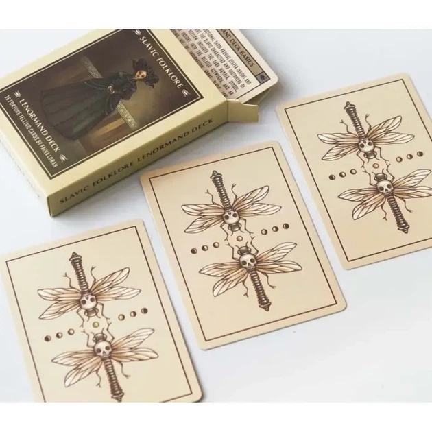 КАРТИ ТАРО СЛОВ'ЯНСЬКИЙ ЛЕНОРМАН SLAVIC FOLKLORE LENORMAND TAROT, гадальні карти таро - зображення 5