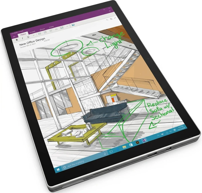 Планшет 12.3" 2K Microsoft Surface Pro 4 Intel Core i7 RAM 8GB SSD 256GB Win11 Магниевый корпус Серебристый - Уценка - изображение 4