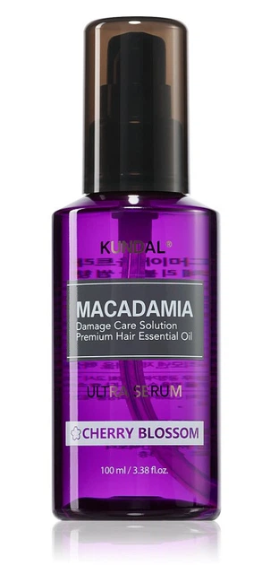 Сироватка для блиску і відновлення волосся Kundal Macadamia Ultra Serum аромат Cherry Blossom 100 мл - зображення 2