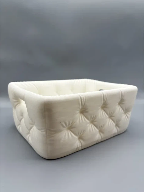 Декоративний органайзер “Tufted Style” | кошик для ванної кімнати - Фото 2 Декоративний органайзер “Tufted Style” | кошик для ванної кімнати - зображення 2
