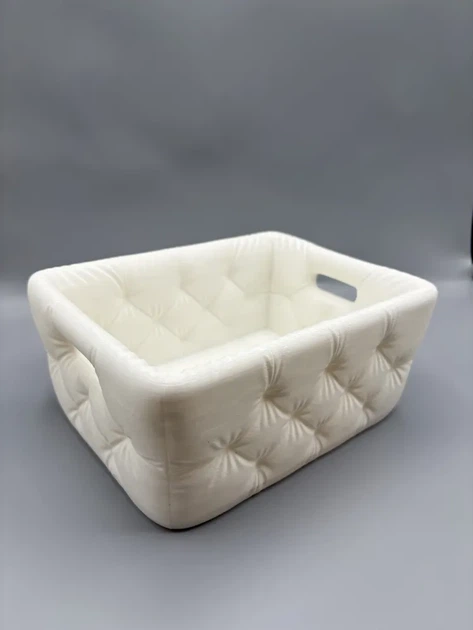 Декоративний органайзер “Tufted Style” | кошик для ванної кімнати - Фото 4 Декоративний органайзер “Tufted Style” | кошик для ванної кімнати - зображення 4