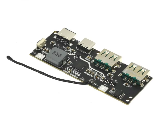 Плата швидкої зарядки повербанка 22.5 W QC 4.0 PD 3.0 PPS 2 USB A USB C Micro USB - зображення 2