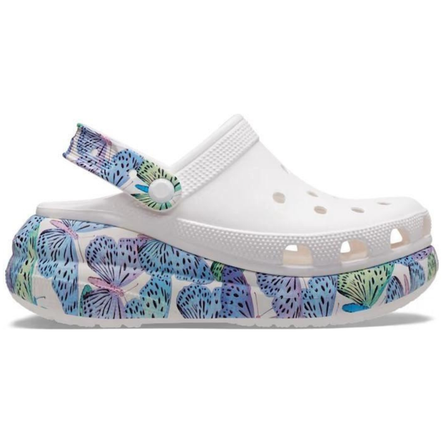 Сабо на високій платформі Crocs Classic Crush Clog 38 р 24.3-24.8 см Білі Метелики 207521-M6/W8 Butterfly - Фото 1 Сабо на високій платформі Crocs Classic Crush Clog 38 р 24.3-24.8 см Білі Метелики 207521-M6/W8 Butterfly - зображення 1