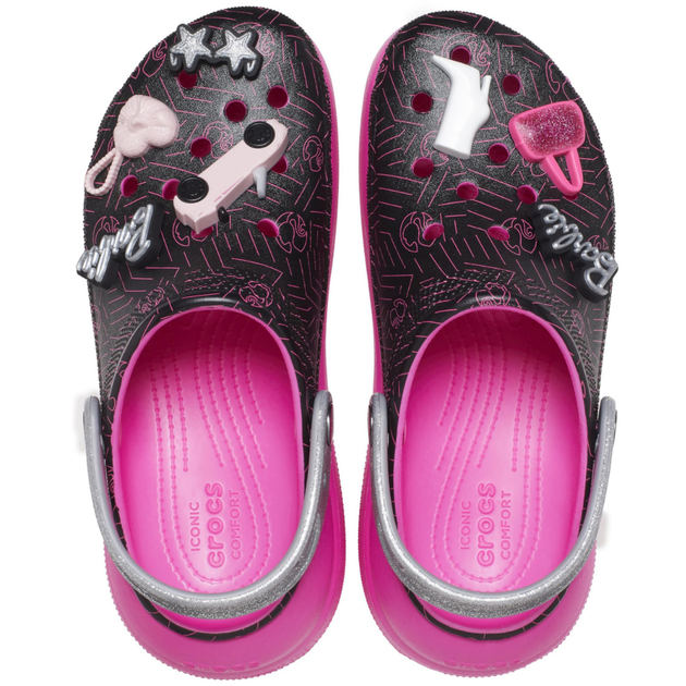 Сабо на высокой платформе Crocs Classic Crush Clog 44 р 28.4-29 см Черные Барби 207521-M11/W13 Barbie Black - Фото 4 Сабо на высокой платформе Crocs Classic Crush Clog 44 р 28.4-29 см Черные Барби 207521-M11/W13 Barbie Black - изображение 4