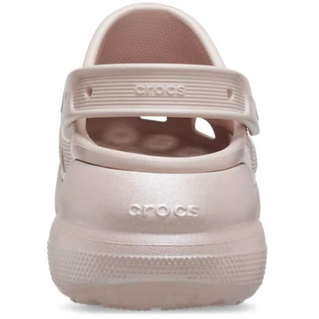 Сабо на высокой платформе Crocs Classic Crush Clog 37-38 р 23.2-24 см Нежно-розовые 207521-M5/W7 Shimmer Pink - изображение 4