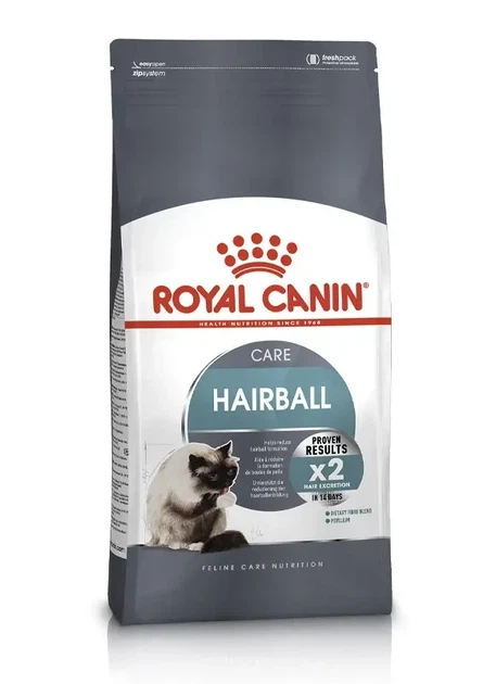 Сухой корм Royal Canin Hairball Care для выведения шерсти у котов 2 кг - Фото 1 Сухой корм Royal Canin Hairball Care для выведения шерсти у котов 2 кг - изображение 1