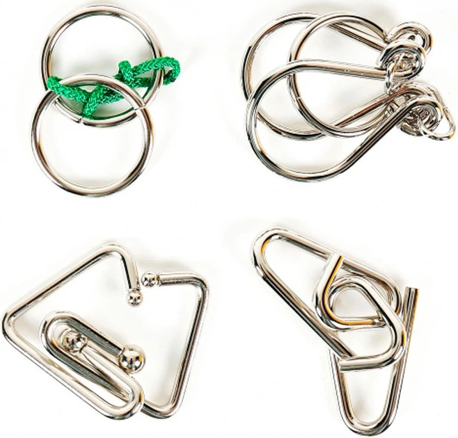 Zestaw łamigłówek metalowych Eureka Junior 4 szt 52473361 (5425004733610) - obraz 2