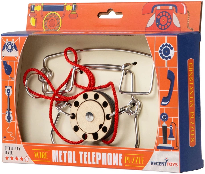 Łamigłówka Recent Toys Metal Telephone C5085 (8717278850856) - obraz 2