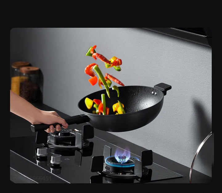 Антипригарна сковорода Xiaomi ZHIWUZHU cooking non-stick wok Mijia custom - Фото 7 Антипригарна сковорода Xiaomi ZHIWUZHU cooking non-stick wok Mijia custom - зображення 7