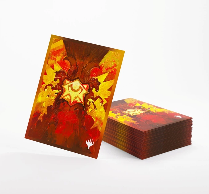 Koszulki na karty Gamegenic Magic the Gathering - Sekrety Strixhaven - Lorehold - Premium Art 105 szt. (4251715423264) - obraz 3