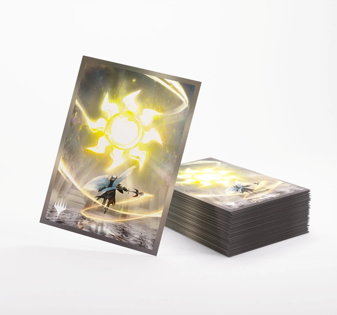 Koszulki na karty Gamegenic Magic the Gathering - Sekrety Strixhaven - Plains - Premium Art 105 szt. (4251715423295) - obraz 4