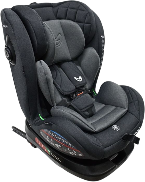 Автокресло Velano Aura 360° i-Size 40–150 см ISOFIX grey (4820296760404) - изображение 2