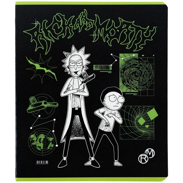 Зошит шкільний Kite Rick and Morty RM24-259, 48 аркушів, клітинка - зображення 5