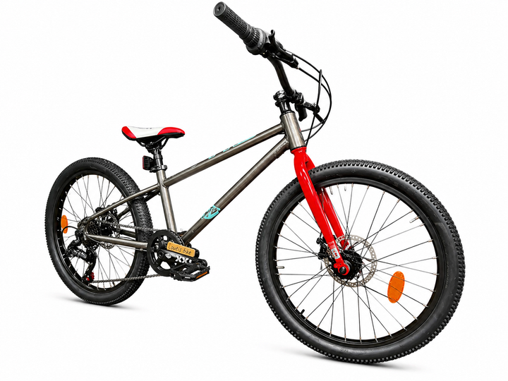 Велосипед горный 24" Crosser Super Light рама 11", 6 скоростей Shimano, алюминий, дисковые тормоза Серый - изображение 3