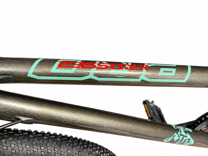 Велосипед горный 24" Crosser Super Light рама 11", 6 скоростей Shimano, алюминий, дисковые тормоза Серый - изображение 4