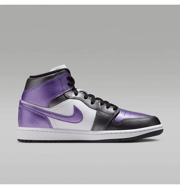 Кроссовки женские Jordan 1 Mid Se Violet/White 39 HJ5911-105 - изображение 3