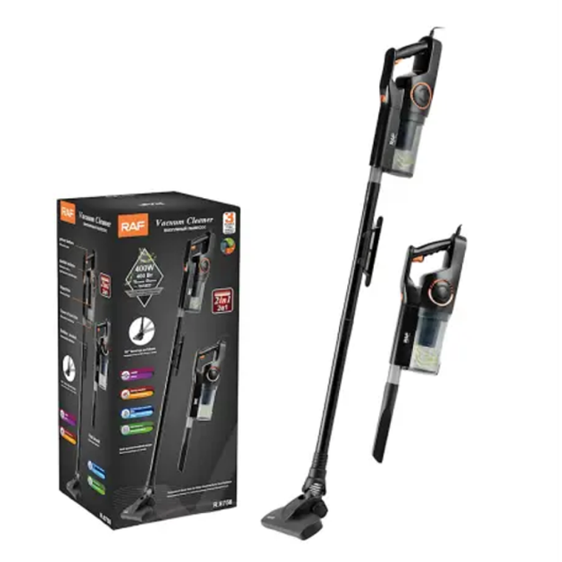 Вертикальный пылесос для сухой уборки и мебели без мешка RAF 400 Вт мощный с контейнером - Фото 2 Вертикальный пылесос для сухой уборки и мебели без мешка RAF 400 Вт мощный с контейнером - изображение 2
