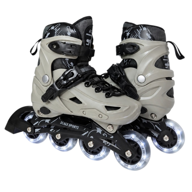 Комплект роликов Scale Sports LF 605 Gray 34-38 - изображение 2