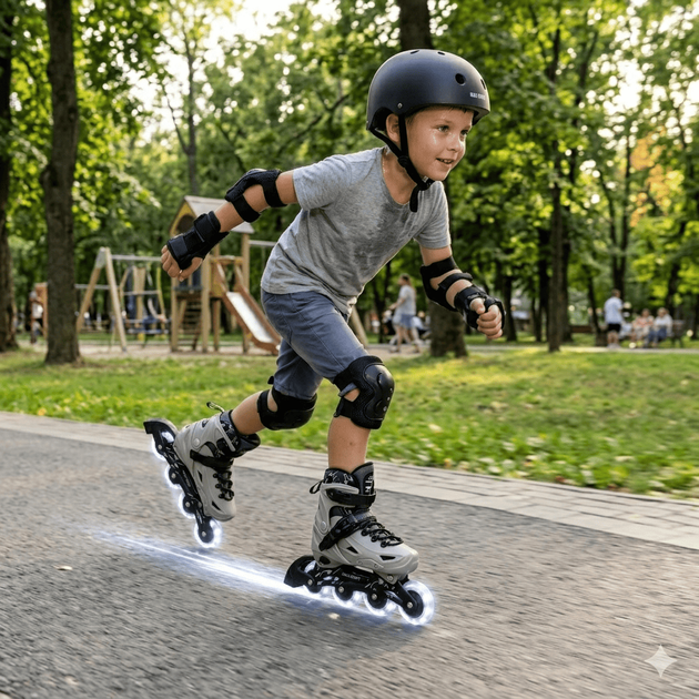Комплект роликов Scale Sports Gray LF 605 34–38 (DP-1921280338) - изображение 8
