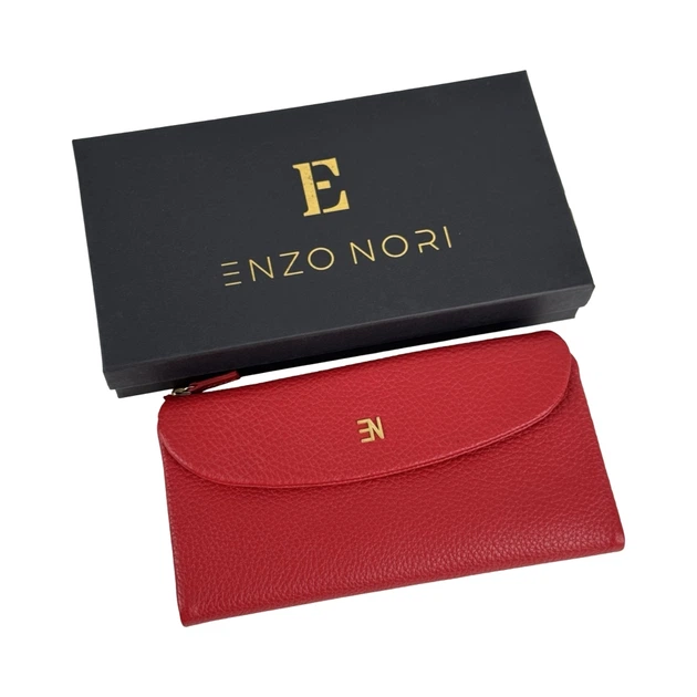 Кошелек женский кожаный Enzo Nori EN2001-902 красный - Фото 6 Кошелек женский кожаный Enzo Nori EN2001-902 красный - изображение 6