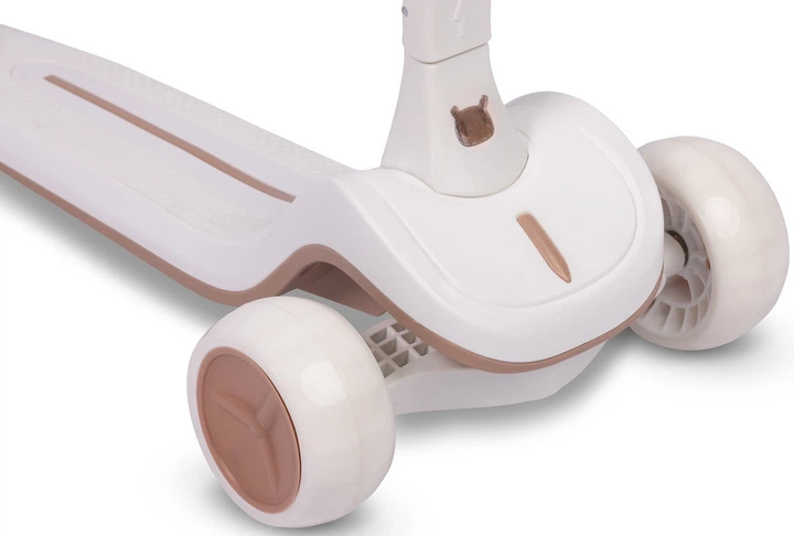 Дитячий самокат Toyz Satura триколісний Білий TOYZ-0433 (5903076321664) - зображення 7