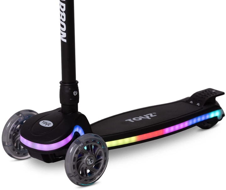 Дитячий самокат Toyz Carbon триколісний Чорний TOYZ-04060 (5903076321671) - зображення 12