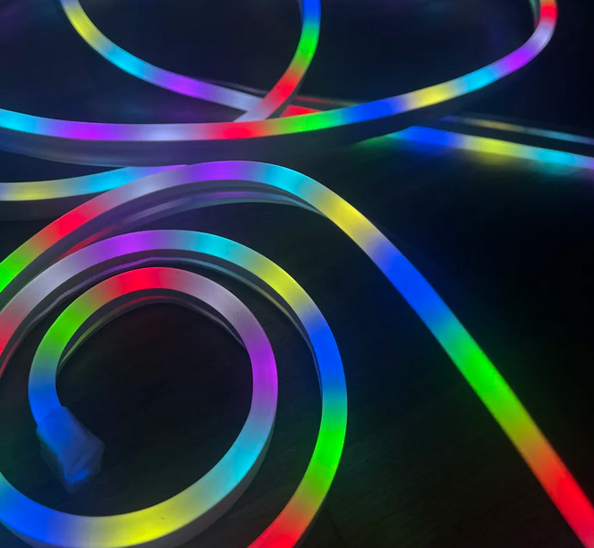 Розумна гнучка неонова стрічка Smart Neon RGB 10 м Bluetooth USB адаптер з пультом і керуванням з телефона - зображення 7