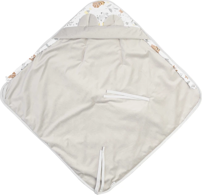 Конверт для автокрісла Sensillo Velvet Лісова Пригода Білий 90 x 90 см (5908310389011) - зображення 4
