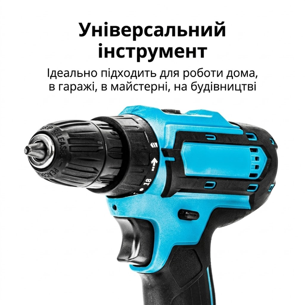 Мощный аккумуляторный шуруповерт 24V 5Ah с 2 аккумуляторами модель 331 DWE с набором инструментов в кейсе - Фото 3 Мощный аккумуляторный шуруповерт 24V 5Ah с 2 аккумуляторами модель 331 DWE с набором инструментов в кейсе - изображение 3