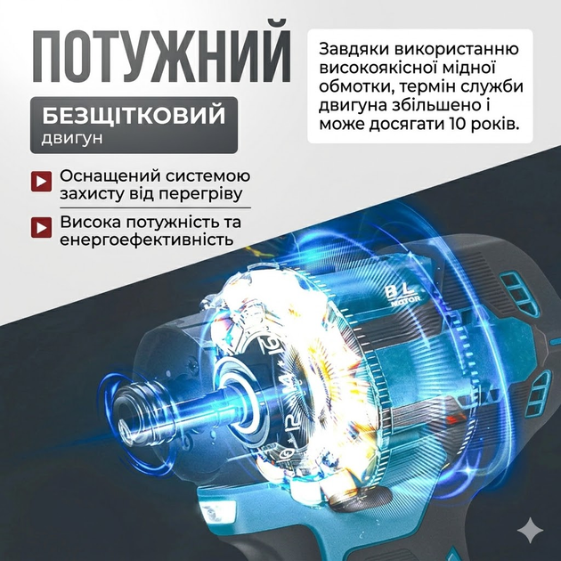 Набор аккумуляторного инструмента 3в1 шуруповерт болгарка и гайковерт 75 Nm 24V 4.0Ah с двумя аккумуляторами в кейсе - Фото 5 Набор аккумуляторного инструмента 3в1 шуруповерт болгарка и гайковерт 75 Nm 24V 4.0Ah с двумя аккумуляторами в кейсе - изображение 5