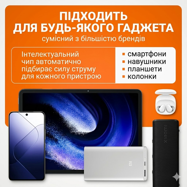Турбо зарядка 67w Turbo Charge блок + кабель Type-C анимация Белый - изображение 5