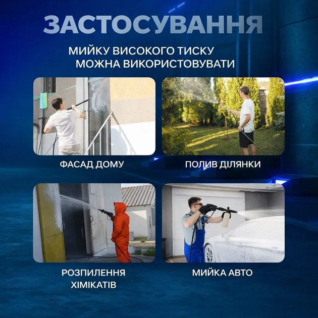 Аккумуляторная мойка высокого давления 21 V 2 Ah 26 bar портативная автомойка в кейсе - Фото 2 Аккумуляторная мойка высокого давления 21 V 2 Ah 26 bar портативная автомойка в кейсе - изображение 2