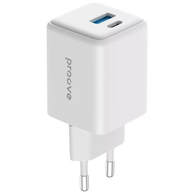 МЗП Proove Pocket GaN Plus 25W (Type-C+USB) white - изображение 3