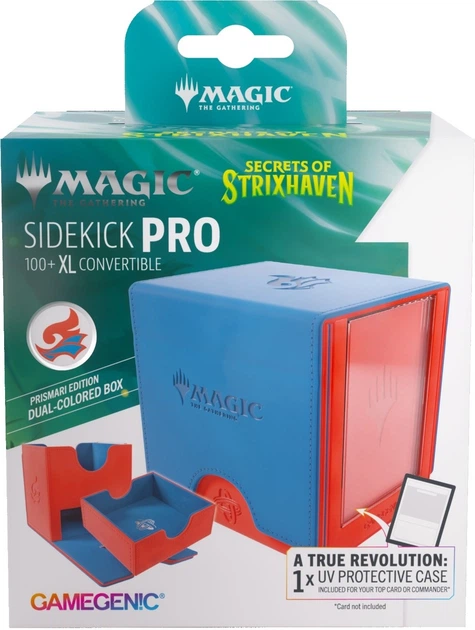 Pudełko na karty Gamegenic Magic the Gathering - Sekrety Strixhaven - Sidekick PRO 100+ XL - Prismari (4251715423691) - obraz 8
