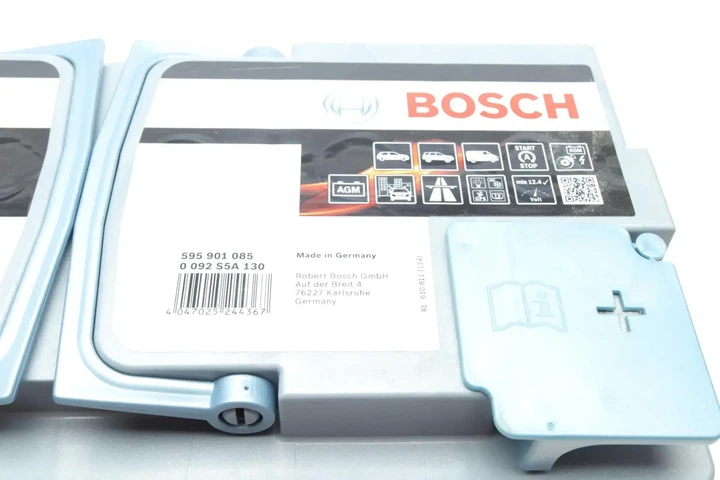 Акумулятор BOSCH 0092S5A130 BMW 5 Series, 7 Series, X5; Audi A7, Q5, A6; Jaguar XF; Mercedes S-Class, G-Class; Land Rover Range Rover, Discovery; Renault Master; Volkswagen Crafter; Peugeot Boxer; Ford Transit 30695142, 30696118, 30745773 - изображение 6