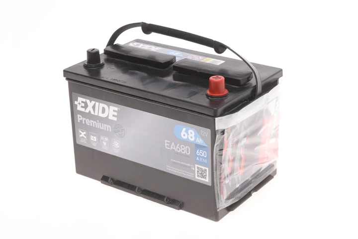 Акумулятори EXIDE EA680 Opel Astra, Vectra, Frontera, Kadett; Jaguar XJ; Toyota Corolla, Carina, Celica, Camry; Peugeot Boxer, 806, 306; Fiat Ducato; Renault Trafic; Hyundai Lantra - зображення 4