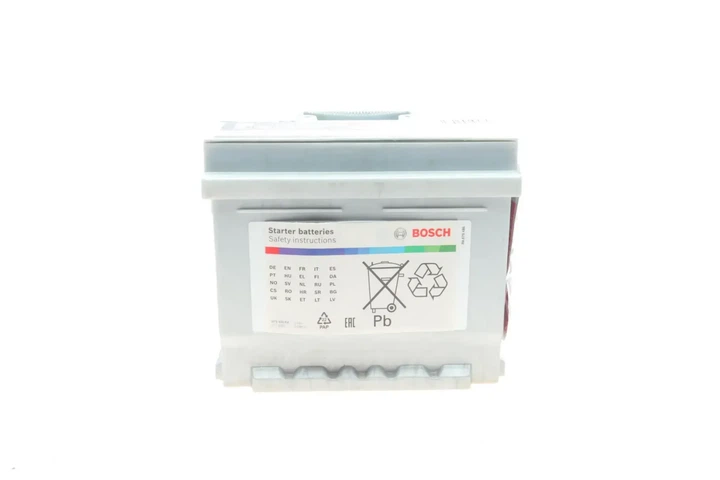 Акумулятор BOSCH 0092S50010 Seat Ibiza; Ford Fiesta, Focus, Fusion, KA; Renault Clio, Megane, Twingo; Suzuki Swift, SX4; Opel Zafira, Ascona; Volkswagen Golf; BMW 5 Series; Nissan Almera 282915105, 9139350, 1072331 - изображение 2