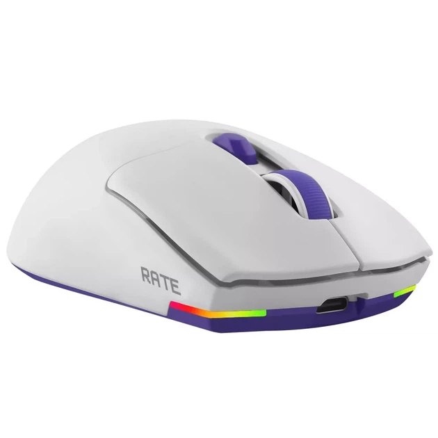 Бездротова ігрова миша Proove Gaming Rate Special Edition white/purple - зображення 7