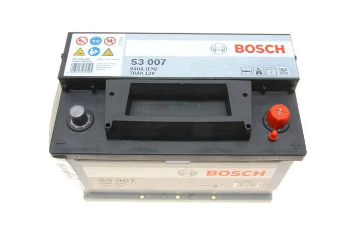Акумулятор BOSCH 0092S30070 Cadillac Deville; Volkswagen Golf; Opel Astra, Vectra; Renault Laguna, Megane, Scenic, Clio, Espace; BMW 3 Series; Ford Explorer, Focus; Jeep Grand Cherokee; Volvo S40; Honda Accord 1347737, 1347732, 1L0915105B - изображение 9
