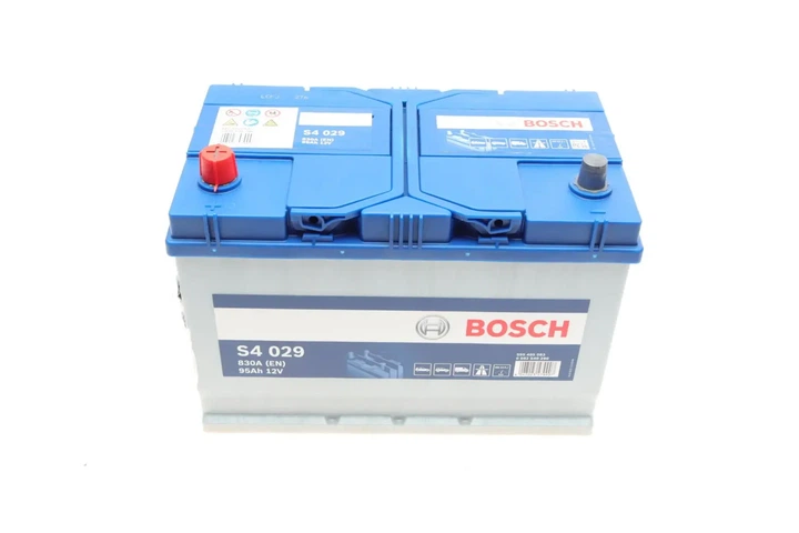 Акумулятор BOSCH 0092S40290 Toyota Land Cruiser; Mitsubishi Pajero; Hyundai I10, Pony, H100, IX35; Jeep Cherokee; SsangYong Actyon, Rexton, Korando; Lexus LS; Nissan Navara, Pathfinder; KIA Sportage; Chevrolet Captiva 1108517, 2880046012, 2880054040 - изображение 6